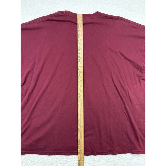 Vintage USA 3X Short Sleeve Tee T-Shirt RED American Flag OVB 4th of July Y2K - Picture 6 of 6